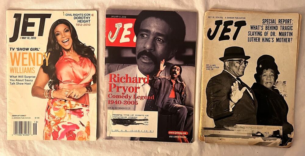 JET Magazine Lot of 3: Wendy Williams Richard Pryor MLK Sr. Mother